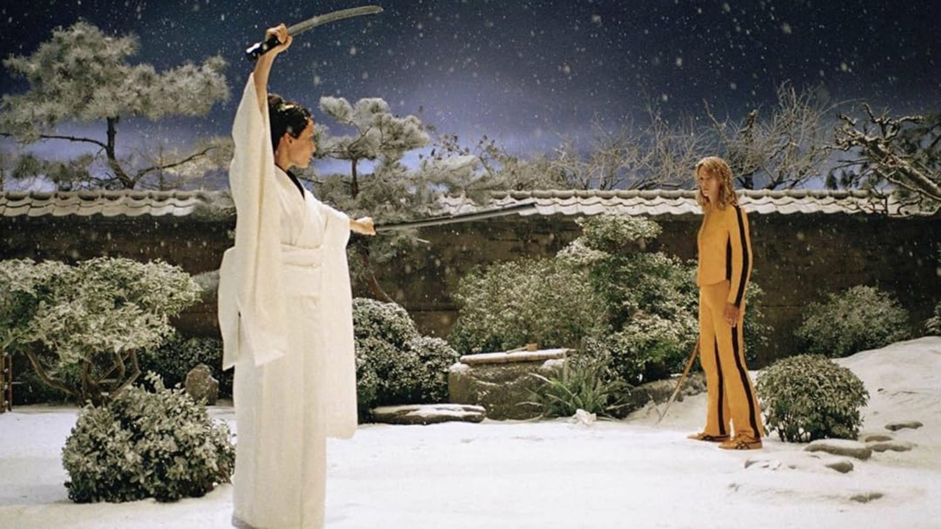 Thurman in Kill Bill Vol. 1 (Image via Prime Video)